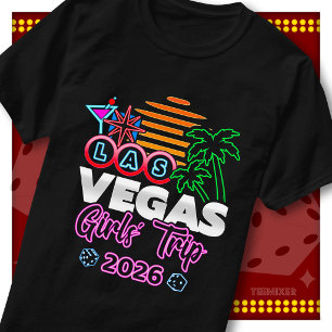 Ljus Resa Fest i Las Vegas Tjejresa 2026 T Shirt