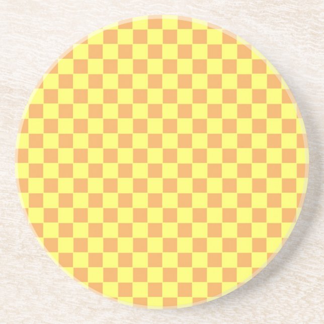 Ljus Retro-rutig Design Underlägg (Framsidan)