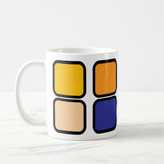 Ljus Retrokonst Kaffe kopp