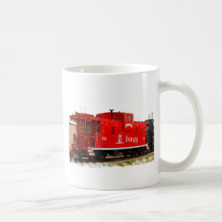 Ljus röd Caboose Kaffemugg