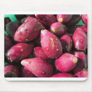 Ljus röd kaktusfrukt för Prickly Pear Musmatta