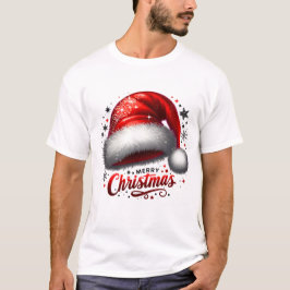 Ljus röd tomteluva t shirt