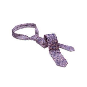 Ljus rosa Blommigt Paisley Mönster Slips