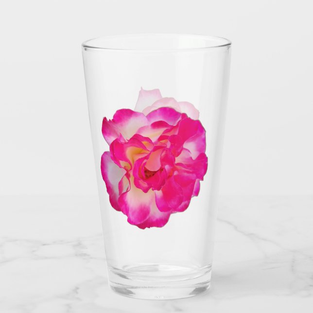 Ljus Rosa Drickglas Glaskopp (Baksida)