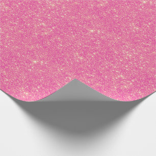 Ljus Rosa Faux Glitter Gnistra Glittery Neon Presentpapper