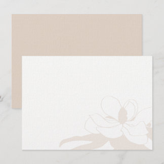 Ljus rosa Flower Lily Simple Modern Stationary Tack Kort