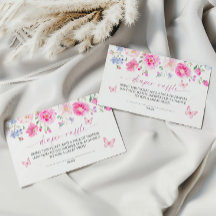 Ljus Rosa Flowers Diaper Raffle