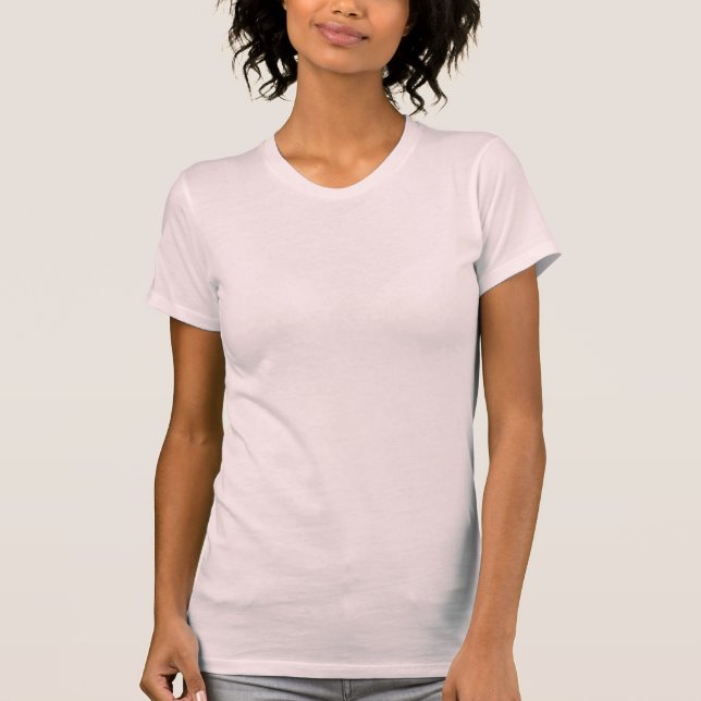Ljus rosa för kvinnors AA FJ-Kortärmad T-Shirt (Framsida)