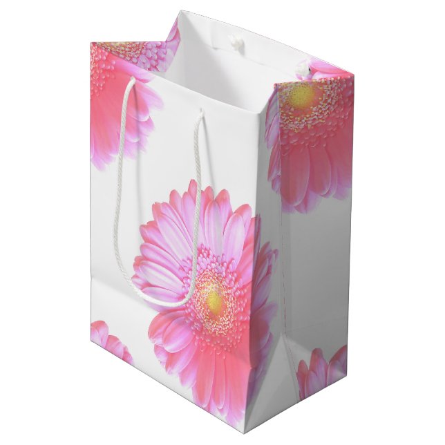 Ljus rosa gerberisk daisy (Framsidan Vinklad)