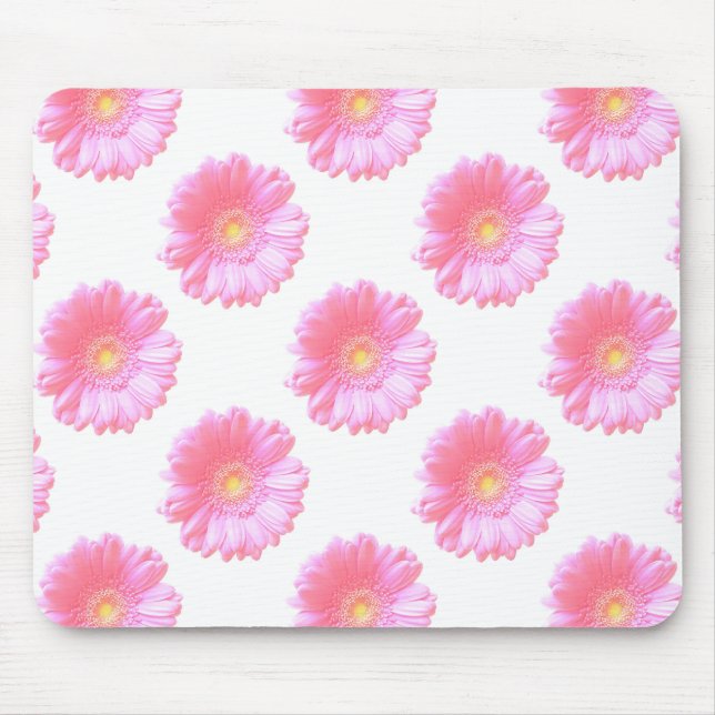 Ljus rosa gerberisk daisy musmatta (Framsidan)