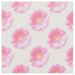 Ljus rosa gerberisk daisy tyg