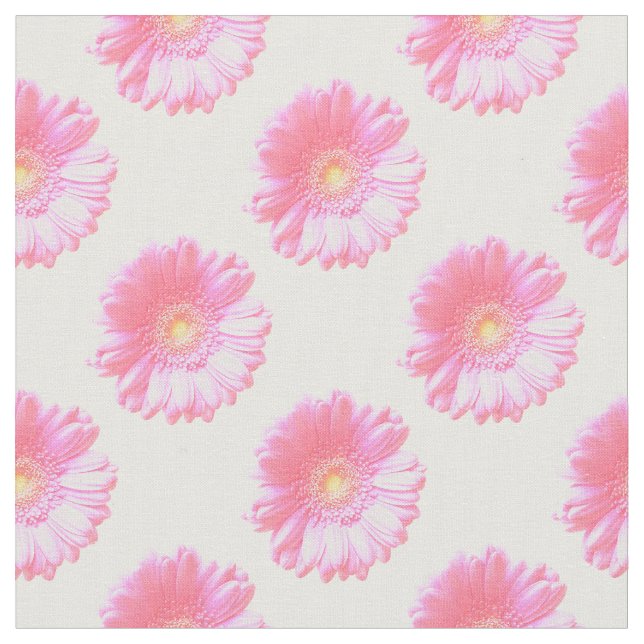 Ljus rosa gerberisk daisy tyg (Närbild)
