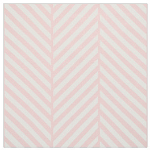 Ljus rosa Herringbone Large Tyg