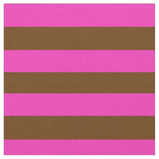 Ljus rosa, kokorbrun stipe, rand tyg