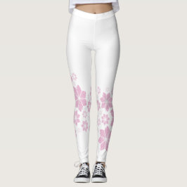 Ljus rosa leggings