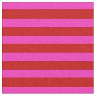 Ljus rosa, Ljusrött stift, rand Tyg