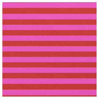 Ljus rosa, ljust rött stipe, rand tyg