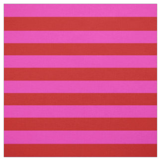 Ljus rosa, ljust rött stipe, rand tyg