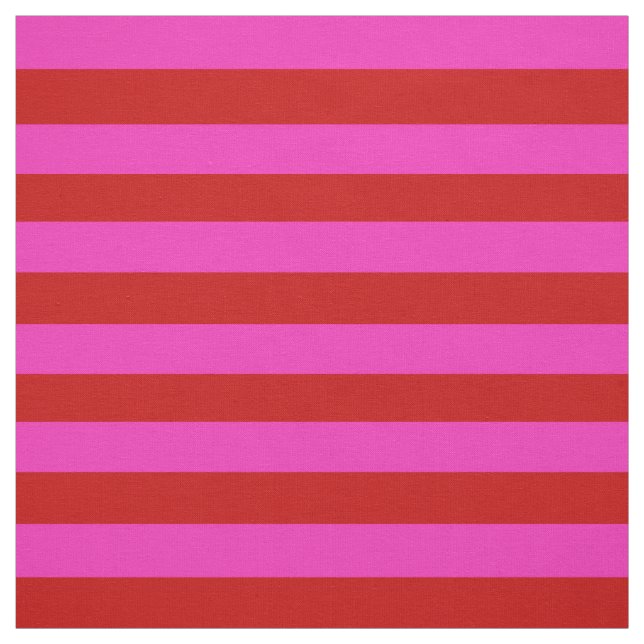 Ljus rosa, ljust rött stipe, rand tyg (Provkarta)