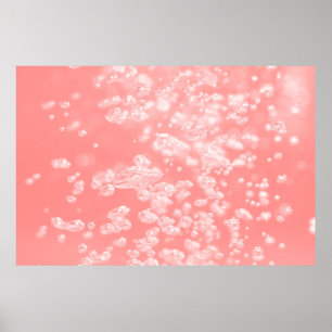 Ljus rosa paus för den vackra abstrakten luft poster
