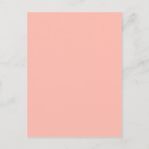 ljus rosa Peach Baby Rosa Pastel Girly Saker Vykort