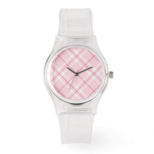 Ljus rosa planerad armbandsur