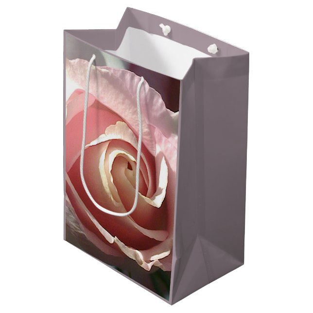 Ljus rosa ros (Framsidan Vinklad)