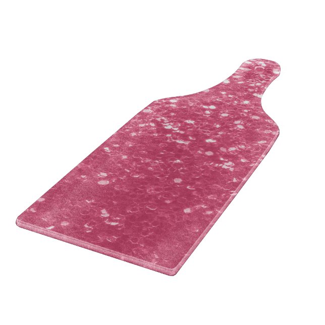Ljus rosa ros falska gnistor glitter (Hörn)