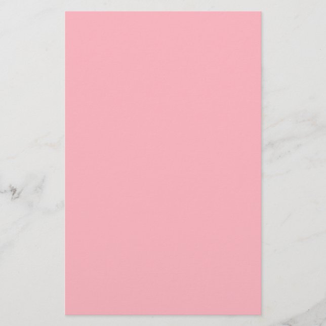 Ljus rosa Solid Färg Brevpapper (Framsida)