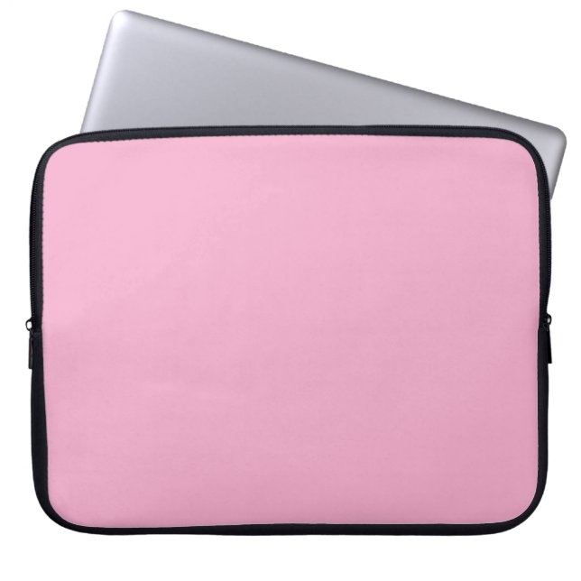 Ljus rosa Solid Färg laptop sleeve (Framsidan)