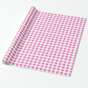 Ljus rosa tekannagåvasjal presentpapper