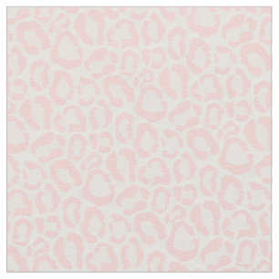 Ljus rosa utskrift av leopard tyg