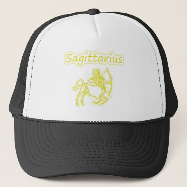 Ljus Sagittarius Truckerkeps (Framsida)