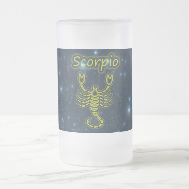Ljus Scorpio Frostat Ölglas (Center)