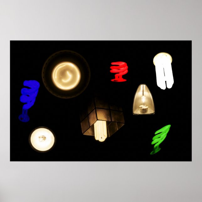 Ljus show poster (Framsidan)