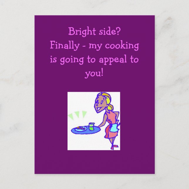 Ljus sida? (efter att ha hållits i förvar) vykort (Framsida)