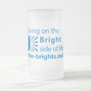 Ljus sida frostat ölglas