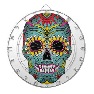 Ljus skalle för day of the dead piltavla