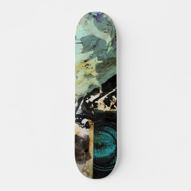 ljus skateboard 7-3/8 för collage ", (Framsida)