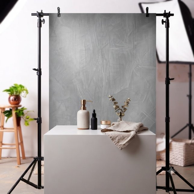 Ljus skiffergrå fotograferingsbakgrund tyg (Skapare uppladdad)