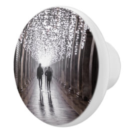 Ljus, skuggor och symmetri - sepia knopp