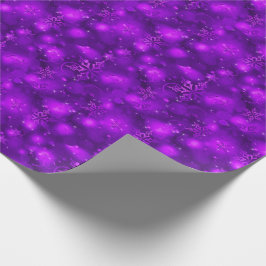 Ljus & snöflingor, lilor - jul presentpapper