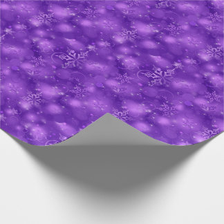 Ljus & snöflingor, lilor - jul presentpapper