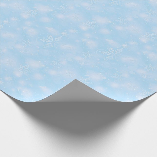 Ljus & snöflingor, Lt Slösa - jul Presentpapper (Hörn)