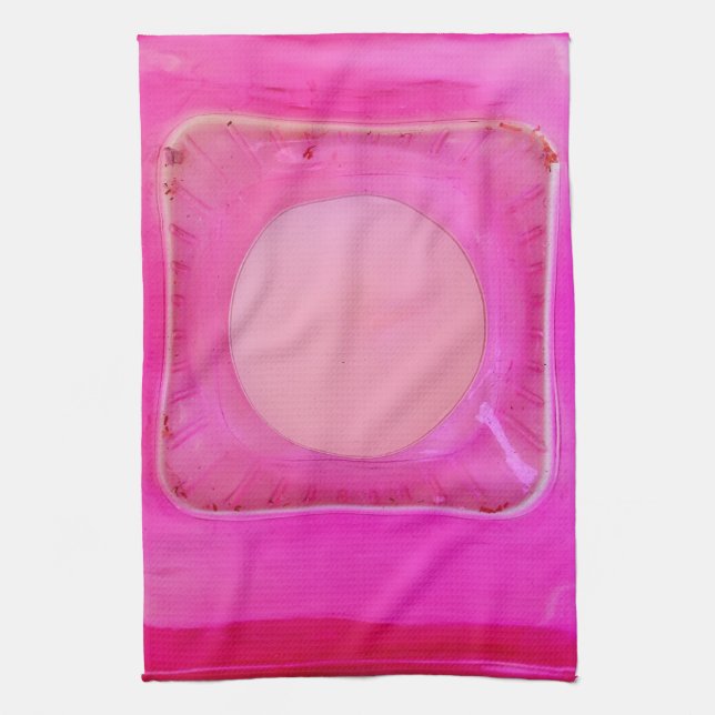 Ljus, Söt Rosa Kärlek Candlelight Kökshandduk (Vertikal)