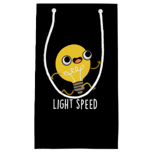 Ljus Speed Funny Running Bulb Pun Mörk BG