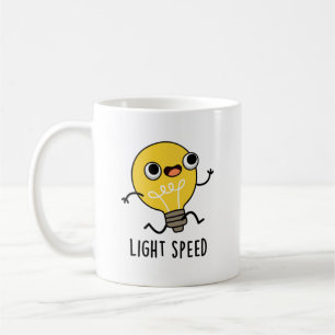 Ljus Speed (lätt hastighet vid körning av bulb Pun Kaffemugg