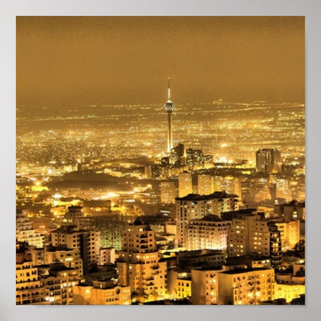 Ljus stad poster (Framsidan)