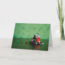 Ljus, Stocking, Action! Julkort