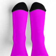 Ljus Strumpor RANDOPIX Enfärgade Magenta-Fuchsia